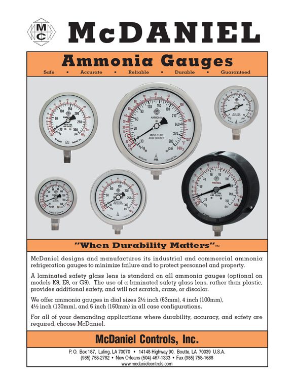 McDaniel Controls-Ammonia Gauge Brochure