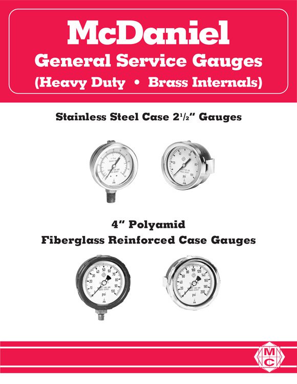 McDaniel Controls-General Service Gauge Brochure