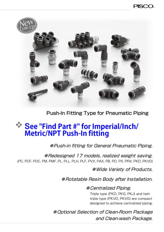 Pisco-Push In Fitting Pneumatic Catalog