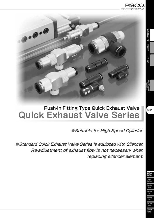 Pisco-Quick Exhaust Valve Catalog