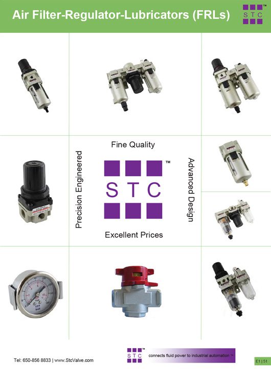 STC Air Filters Regulators Lubricators Catalog
