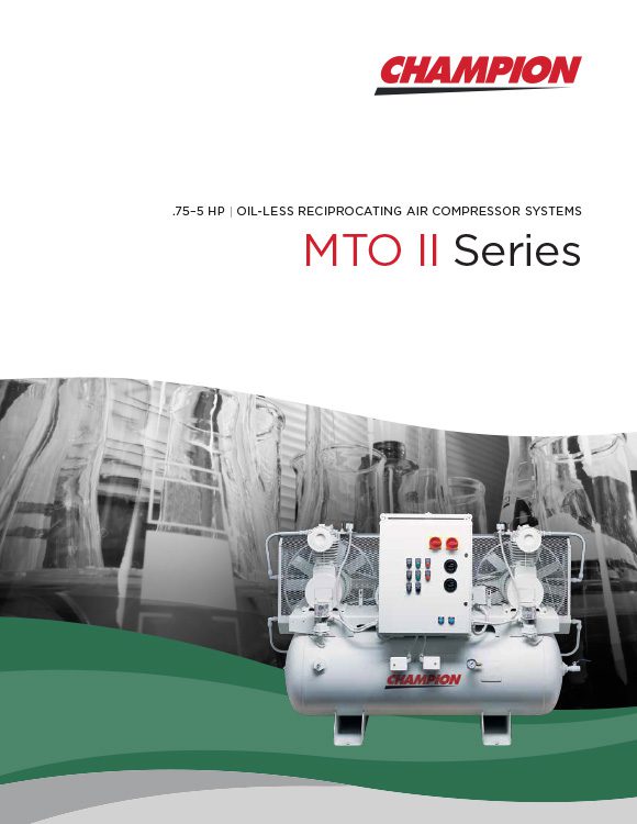 Champion Pneumatic MTO II Series Compressor Brochure