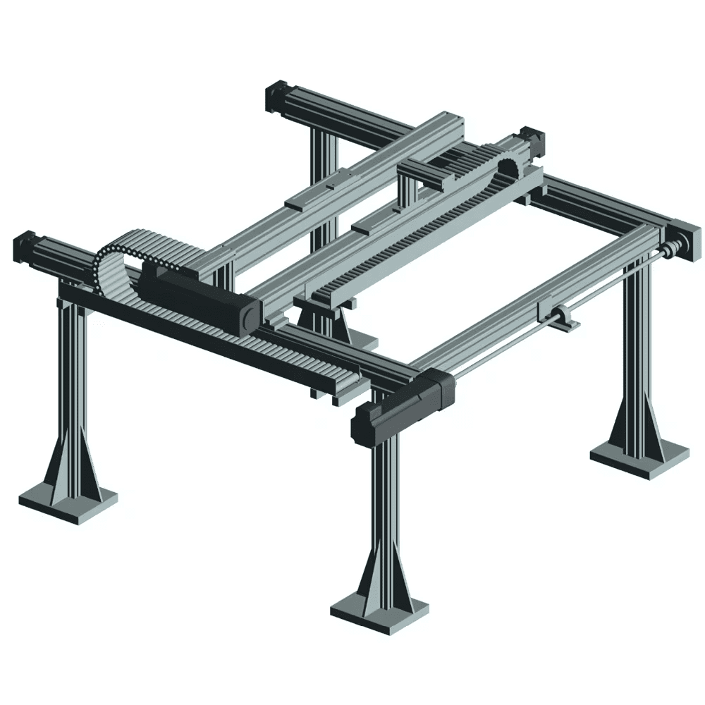 Parker Gantry Robot System 2: Two Axis XX''-YY''
