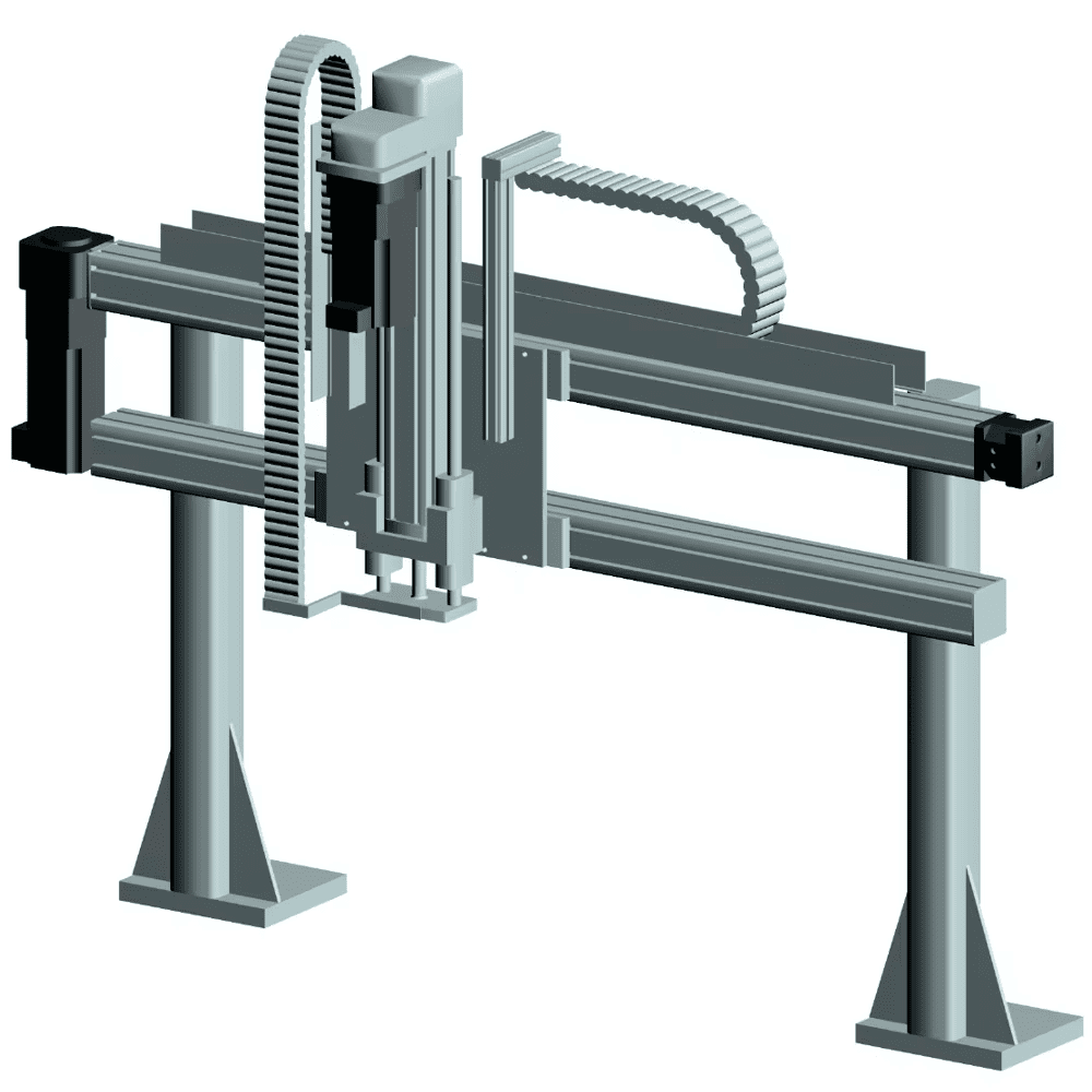 Parker Gantry Robot System 4: Two Axis XX''-Z