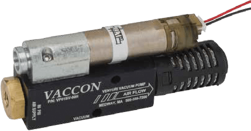 Vaccon VP01BV Series – Min Series Venturi Vacuum Pump with Integral Solenoid Valve and Silencer