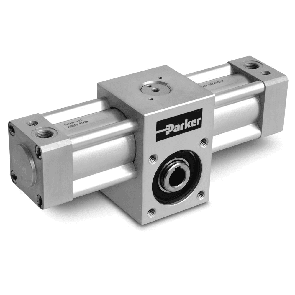 Parker Pneumatic Rotary Rack and Pinion Cylinders - VRS/VRA Series