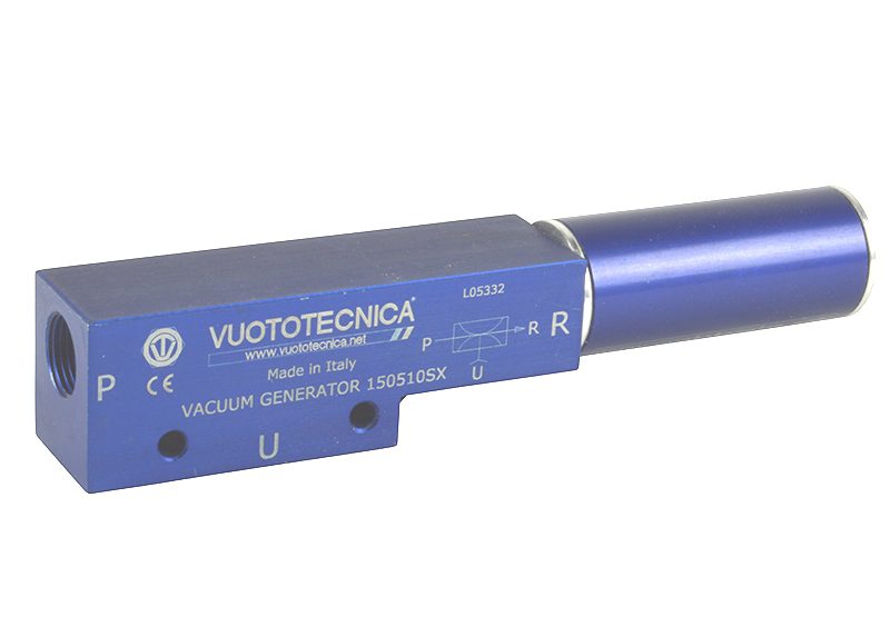 VacMotion Single-Stage Vacuum Generator With Silencer