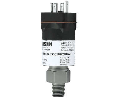 Nason NES Electronic Pressure Switch With Relay Output