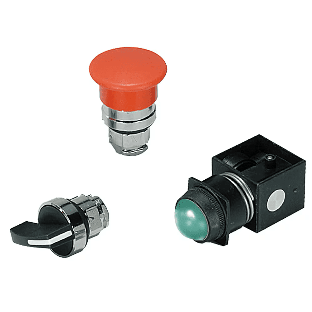 Schrader Bellows Pneumatic Manual Valve - Push Buttons and Panels