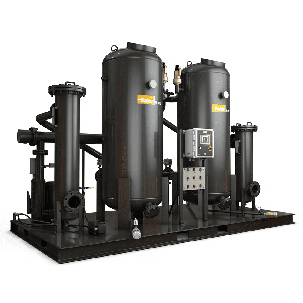 Parker Blower Purge Heat Reactivated Desiccant Air Dryer -TWB Series