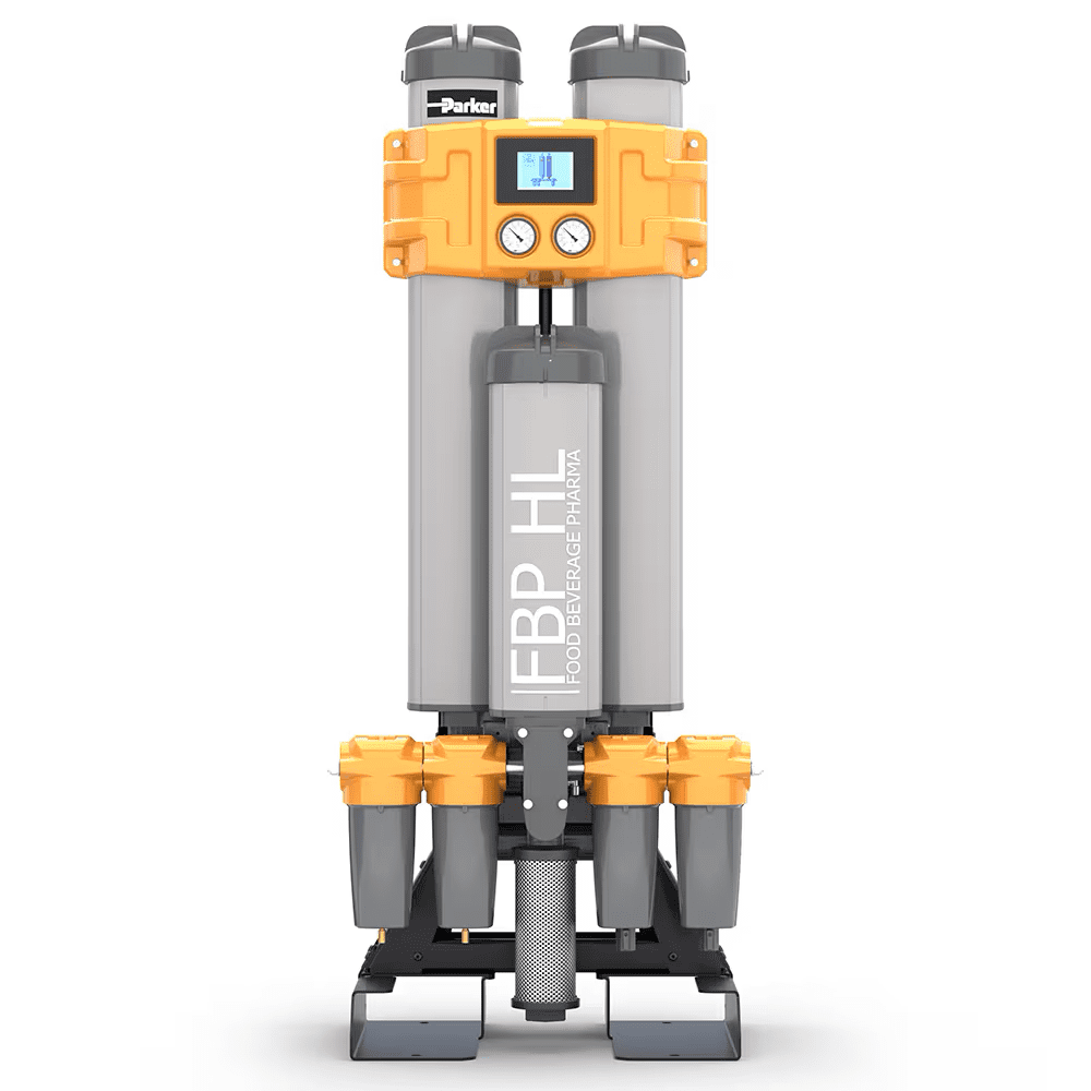 Parker FBP HL Medium Flow Heatless Compressed Air Dryer System