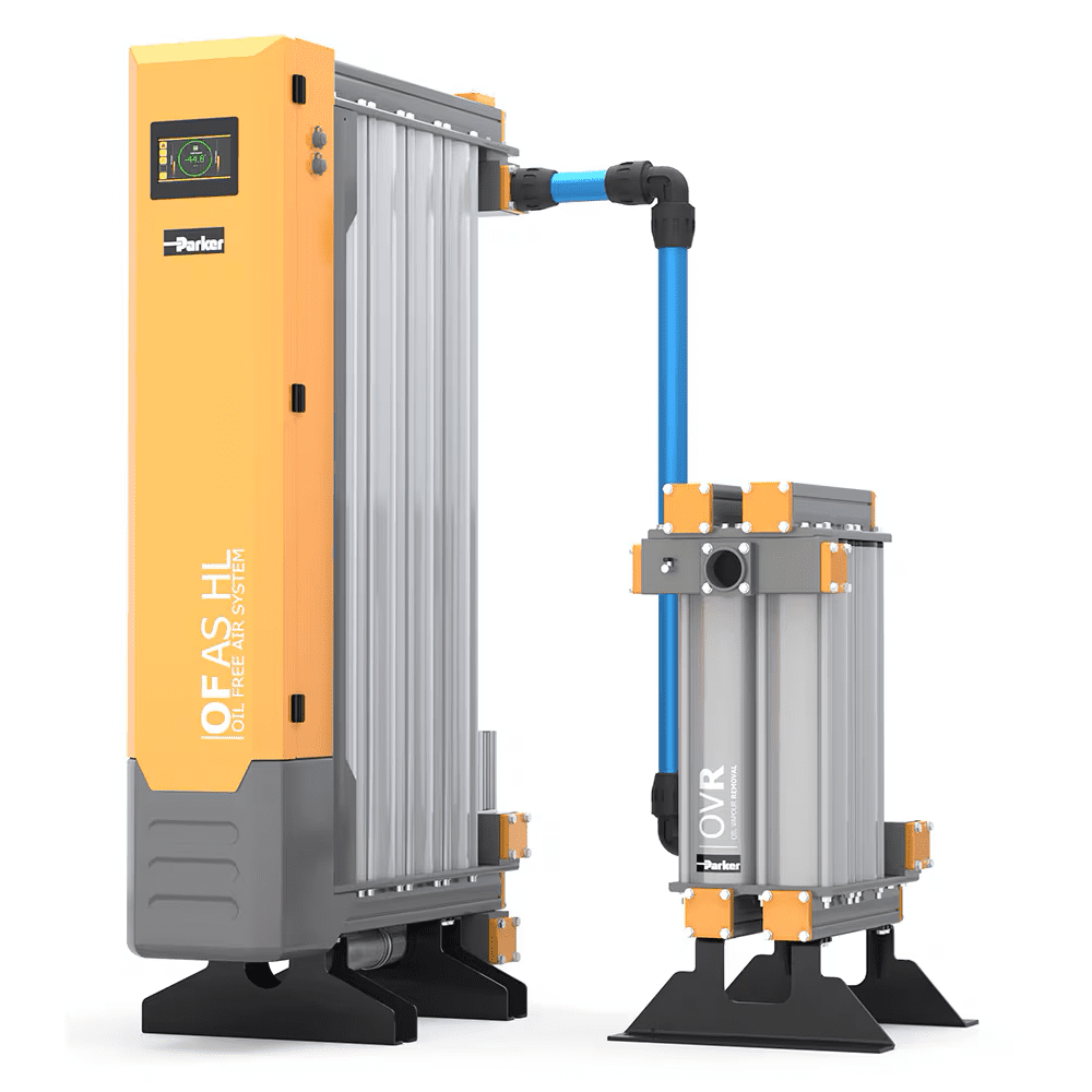 Parker OFAS HL/LE 100-170 Large Flow Heatless Regeneration Compressed Air Treatment System